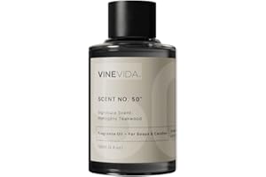 VINEVIDA [4oz] Mahogany Teakwood Fragrance Oil for Candle Making and Soap Making - Premium Candle Scents for Soy Candles