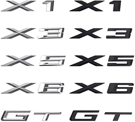 Amazon Co Jp Bmw Gt Xシリーズx5のx1のx3のx6のために 合金の金属クロームエンブレムレター番号トランクリアのバッジステッカーインテリア サイズ X5エンブレム 車のロゴステッカーデカール Color Silver Glassy Size X5 Emblem ホーム キッチン