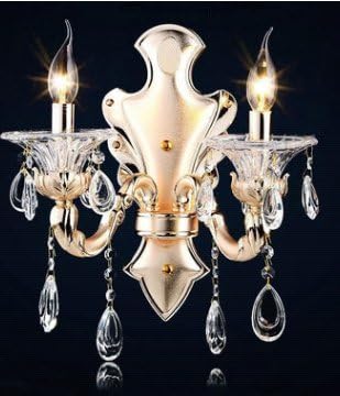 RLYYBE1 DIY Wall Light Creative Modern Rustic Industrial Vintage And Simple Led Crystal Walls Bedroom Living Room Outdoor Decorative Lamp Sconce Lighting Zinc alloy dual head led bedside lights , Luxu