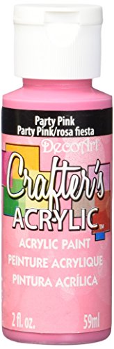 Decoart crafter s acrylic paint, 2-ounce, party pink