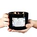 ycyh Citronella Candles Scented 3 Wick, Giant 1lb  Soy Wax, Glass Jar 14.5 oz, 80 Hour Burn,  Outdoor and Indoorthumb 3