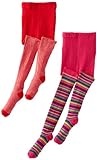 Country Kids Little Girls' Stripe 2 Pack Tights