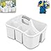 LavoHome Bath Kitchen Divided Compartment Caddy Storage Sink Organizer Janitors Bucket Cleaning Storage Holder Shower Supplies Cabinet Container