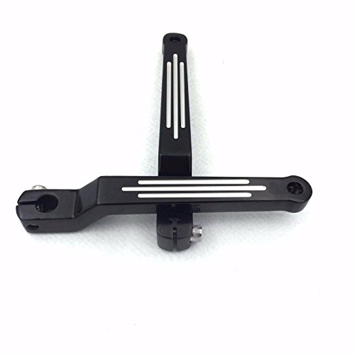 HTT Motorcycle Black Aluminum Heel/Toe Shift Levers For Harley Davidson Tour Glide 1988 and later - Thumbnail 6