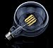 10W G40 Led Bulb LuxVista Globular Shape Edison Filament Bulb Medium Screw E26/ E27 Base for Patio String Lights Soft Warm White 2700K 100W Incandescent Replacement Bulb