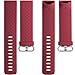Wepro Band Compatible with Fitbit Charge 4 Bands for Women Men, Compatible with Fitbit Charge 3 Bands,Soft Waterproof Sport Replacement Strap, 3-Packs, Black, Wine Red, Slate Gray, Large