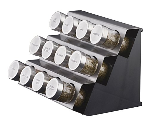 2 Kamenstein+5192805+12+Jar+Stainless+Refills