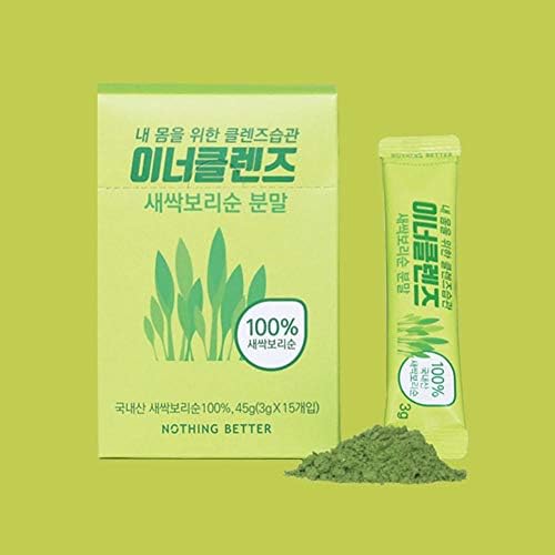 InnerCleanse Barley Sprouts Powder 3g x 15sticks, Product of Korea