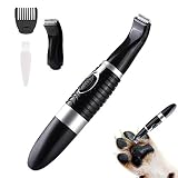 Dog Clippers, Cordless Cat and Small Dogs Clipper, Low Noise Electric Pet Trimmer, Dog Grooming Clippers for Trimming The Hair Around Paws, Eyes, Ears, Face, Rump