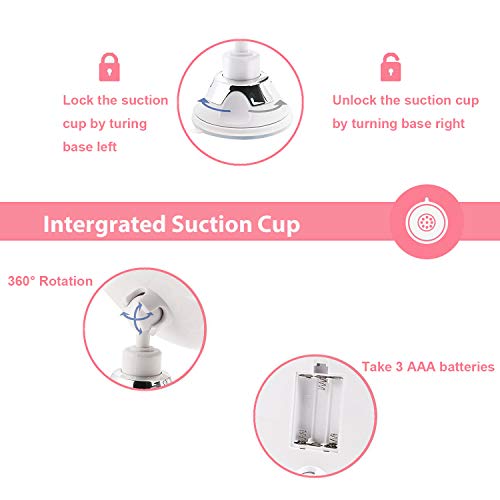 image for FUKUGAWA&CO Updated 2019 10X Magnifying Makeup Vanity Mirror with Ligh
