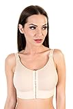 Magnetique Post Op Compression Bra Front Close and 2
