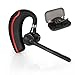 Bluetooth Headset, Wireless Business Earpiece For Truckers With Mic and Mute【Carrying Case Included】