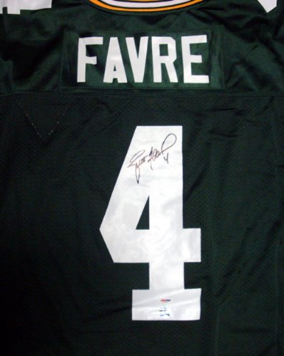 brett favre autographed jersey