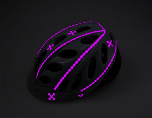 RydeSafe Reflective Decals - Flowers Kit (Violet) - Thumbnail 4