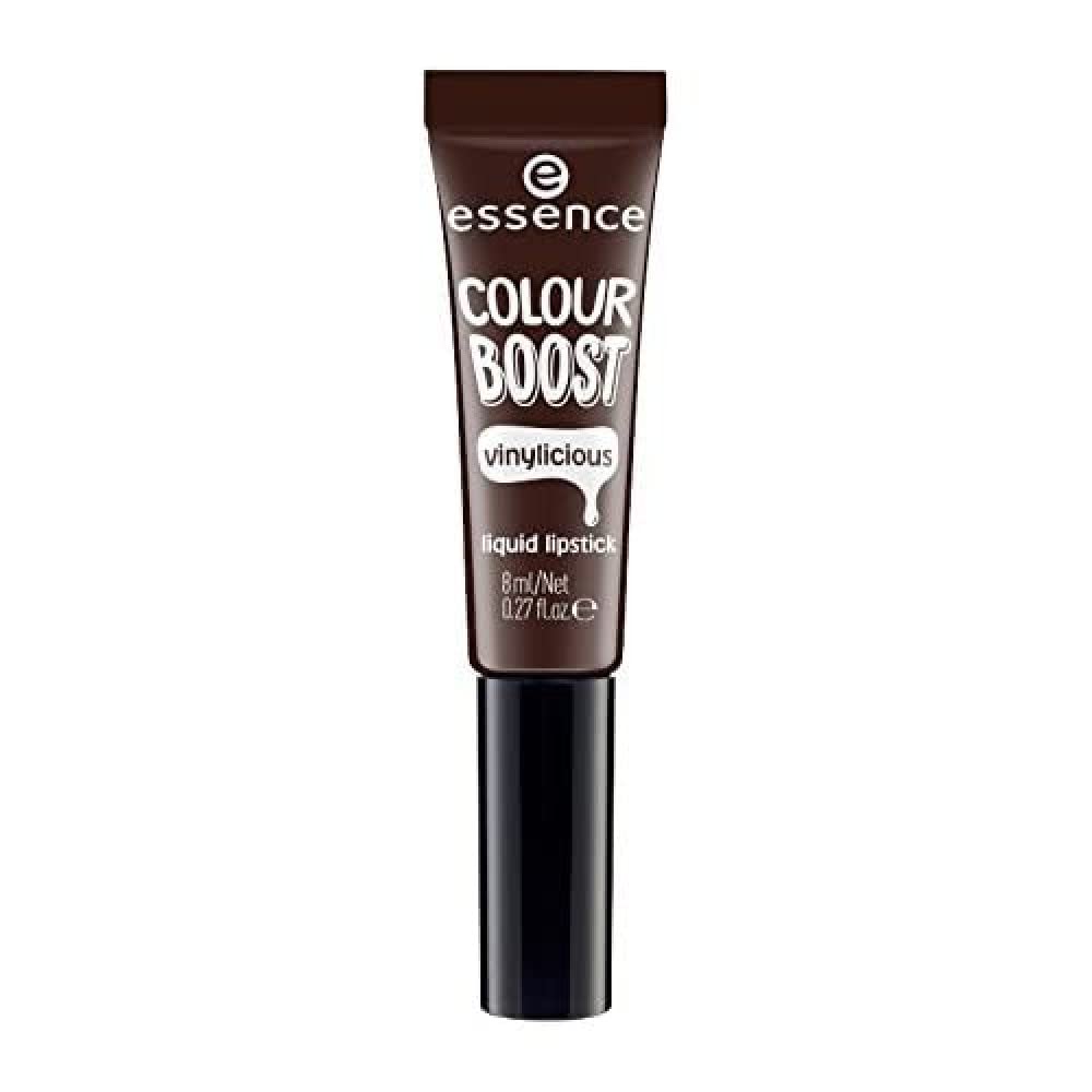 Essence lipstick liquid colour boost vinylicious 10i'm dark i'.