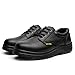 JACKBAGGIO Men's Steel Toe Slip Resistant Uniform Work Shoes (9)