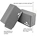 Yoga Blocks (Set of 2) 9″x6″x4″ – High Density EVA Foam Bricks Provides Stability Balance & Support, Improve Strength and Deepen Poses – Great for Yoga, Pilates, Workouts, Fitness & Gym (Grey)thumb 2