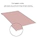 Qcute Mouse Pad, Gaming Aluminum Mouse Pad 9.45 X 7.87 Inch W Non-Slip Rubber Base & Micro Sand Blasting Aluminum Surface for Fast and Accurate Control (Large, Rose Gold)