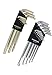 Bondhus 20399 Ball End L-Wrench DoublePK w/BriteGuard & GoldGuard Finish
