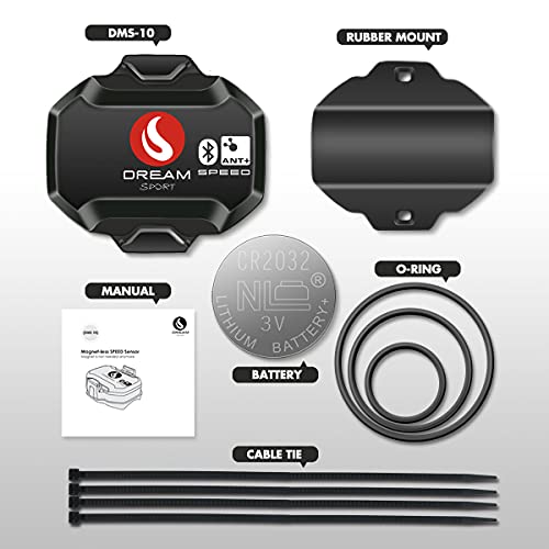 DREAM SPORT Speed Sensor Bike Speedometer Wireless Bluetooth ANT+ for