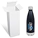 Water Vault Insulated Water Bottle - Stainless Steel Vacuum Thermos Bottles - Cold 24 Hours, Hot 12 Hours - Double Wall Copper Plated