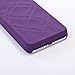 W7ETBEN Case for iPhone SE 3/2, Shockproof Hidden Mirror Wallet Cover with Card Holder Case for iPhone 8/7 - Purple