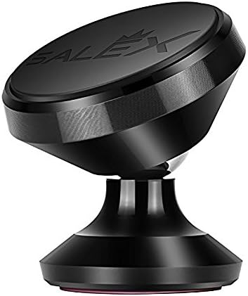 Universal Car Phone Holder. Magnetic 360 Degree Mount for Dashboard and Windshield. Car Mount Kit for Cell Phones, Tablets, GPS: iPhone X/8s/8 plus/7s/6s/iPad, Samsung Galaxy S9/S8+/Note8/Edge [Black]