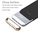 COOLQO Compatible for iPhone 5S/5/SE Case, 3in1 Ultra-Thin Hard Matte Finish Plastic [Tempered Glass Screen Protector] Shockproof Electroplate Cover Skin - Black