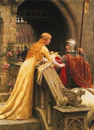 Edmund Blair Leighton - God Speed 16 x 20