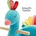 Kids Rocking Horse Toy, Peacock Rocking Horse Plush for Kid 1-3 Years,Wooden Rocking Horse/Stuffed Animal/Baby Rocker Horse/Ride Animal