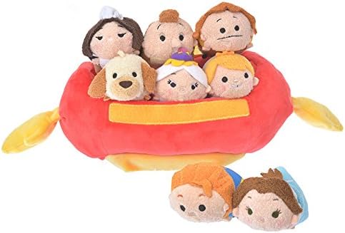 Amazon ぬいぐるみ ツムツム 美女と野獣 ミニツム バッグセット Tsum Tsum ぬいぐるみ おもちゃ