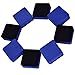 Blulu 48 Pieces Mini Magnetic Whiteboard Erasers Dry Erase Erasers Chalkboard Erasers for Home Classroom Office Use (Blue, 1.97 x 1.97 Inches)