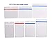 10 Pack Heavy Duty Horizontal Name Tag Badge ID Card Holder with Blue Zipper, More Thicker than Standard PVC, by KEYLION