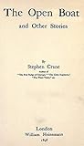 The Open Boat and Other Stories by Stephen Crane