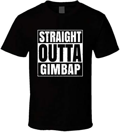 Straight Outta Gimbap Funny Favorite Snack Food Compton Parody T Shirt
