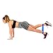 MEGLIO Latex Free Resistance Bands Loops - Set of 4 Premium Fitness Exercise Bands for Fitness Workouts Rehabilitation Yoga Pilates and Strength Training (Green - Blue - Black - Orange)