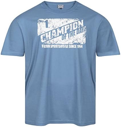 Oversize Ahorn Print T-Shirt Blue