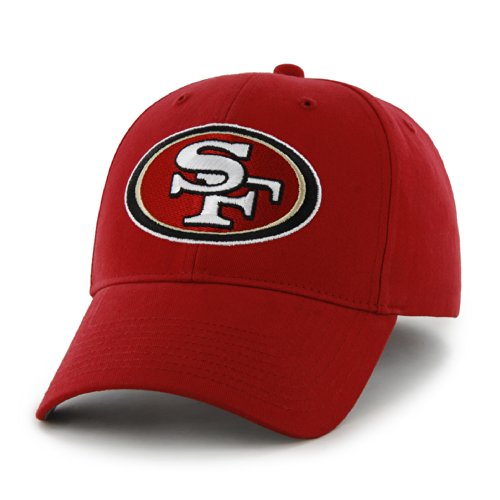 NFL San Francisco 49ers Basic MVP Adjustable Hat, Youth, Red
