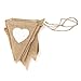 Tinksky Hessian Burlap Flag Banner Wedding Party Decoration Banner-13pcs