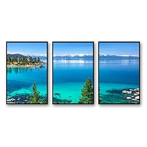 3 Piece Framed Canvas Wall Art for...