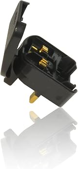 Mr.Gadget's Solutions UNI-101 UK 3 Pin 5A Fused Conversion Plug with EU Socket view 2