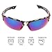 GaoCold Cycling Glasses UV400 Sunglasses Outdoor Sport Goggles Bicycle Eyewear for Men Women Black Frames & Gold Lens