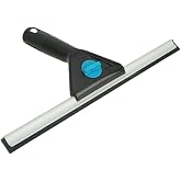 Moerman 12 Inch All Purpose Window Squeegee - Lightweight Durable Plastic Handle -Aluminum Channel with Streak Free Rubber - for Window Cleaning, Showers, and Mirrors