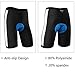 KONGKA Men’s Cycling Shorts with 3D Padded MTB Half Pants, Bike Bicycle Shorts