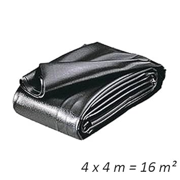 Heissner Teichfolien Zuschnitt PVC 0,5 mm 4 x 4 m = 16 qm