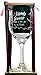 I Solemnly Swear That I Am Up To No Good 360 Degrees Engraved Wine Glass with Charm