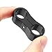 6PCS AN6 6AN Billet Aluminum Fuel line Mounting Hose Separator Clamp for Fuel Line, Oil Hose, Brake Line, Water Pipe, Gas Line black