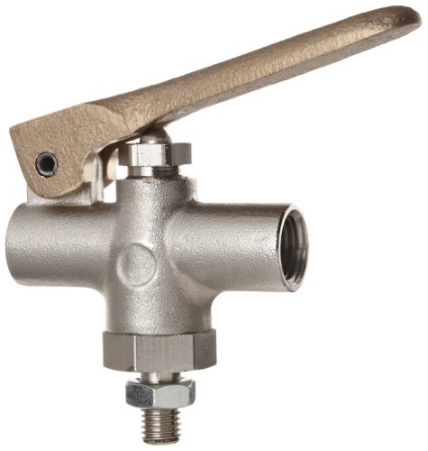 Kingston 258 Series Brass Quick Opening Flow Control Valve, Lever Handle, 1/4" NPT Female