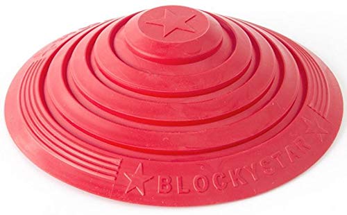 BlockyStar Door Stop Window Multi Purpose RED Rubber Wedge Bumper Protector