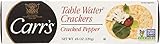 Carr's Table Water Crackers, Cracked Pepper, 4.25 Oz